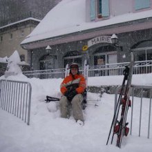 Departing for the pistes in Bareges