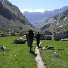 Walking in the Cirque d'espiaube