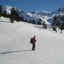 Snowshoeing in the Aygues Cluses