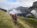 55 walking group on the Faja de Pelay