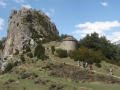 Day 1. Rock formation Spanish Pyrenees trek