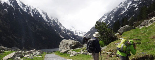First Pyrenees walking holiday of the season. Explorer level at Pont d’Espagne