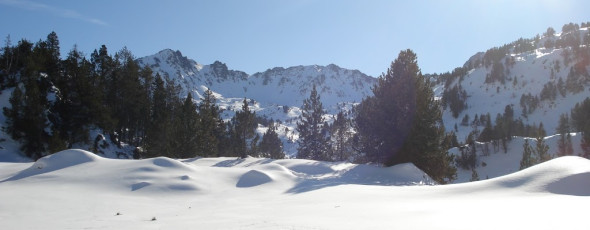 Snow shoeing: a great way to see the winter scenery