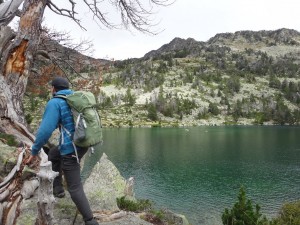 The hidden lakes of the Bastan in the nature reserve, hautes Pyrenees