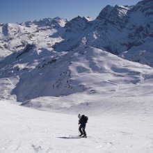 Ski-touring by Pic Andre Gavarnie