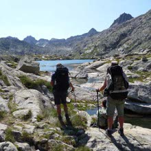 HRP lake route to the Restanca Refuge