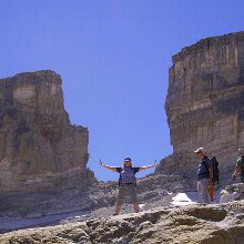 The Breche de Roland, Cirque de Gavarnie heading for the Ordesa Canyon through the Breche de Roland.