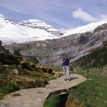 Ordesa canyon valley bottom on the cirque de Gavarnie and Ordesa Canyon guided walking holiday 