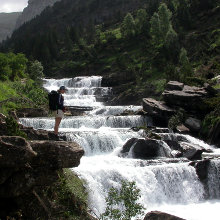 Ordesa Canyon steps spanish pyrenees walking holiday