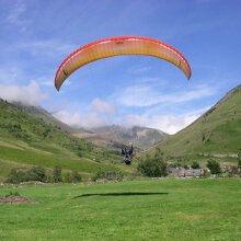 Paragliding on a Multi-activity holiday in the Pyrenees