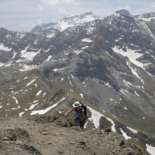 Pyrenees adventurer walking