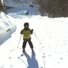 Ski lessons start from age 4 - February 2012