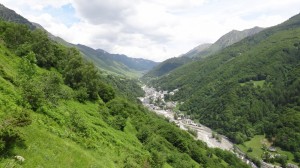 Bareges village below the Col du Tourmalet